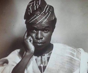 Photo of Abraham Adesanya in his younger days