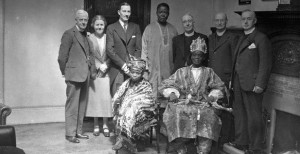 Mellor W.F. in photo with Alake of Abeokuta 
