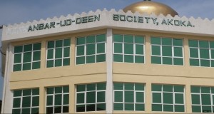 A mosque of the Ansar-Ud-Deen society in Akoka