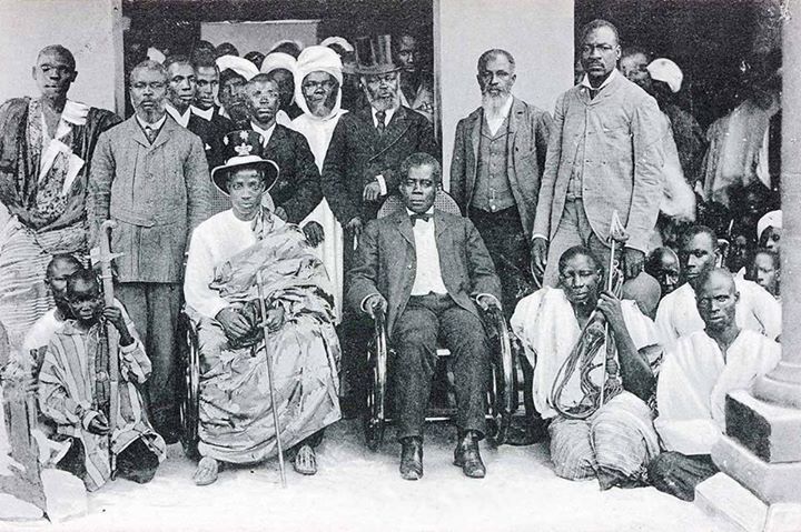 Great men of Lagos History represented here at the opening of Shitta-Bey Mosque 1894