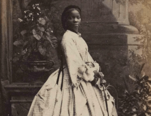 Sarah Forbes Bonetta poses for a photograph