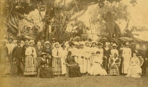 Ladies Club in the Governor at Home party, 1886