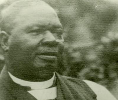 Dr. J.K. Randle at his garden