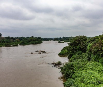Ogun River shown here glides through Egba, Ijebu towns into the Atlantic.