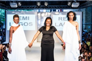 Remi Lagos at a fashion show