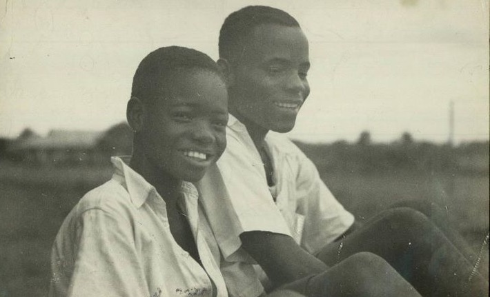 Philosophy of Education in Nigeria- Young school boys in the 1940s. 