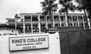 gate view of King's College, Lagos