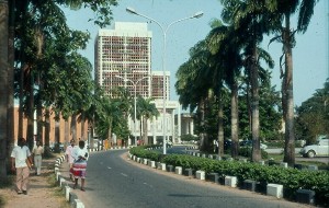 University of Lagos Senate Building in the foreground