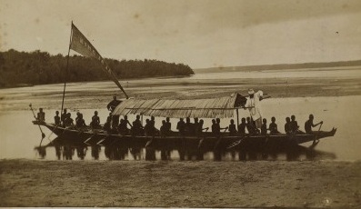 Jaja of Opobo's canoe c.1882