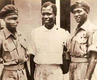 Obasanjo as a young army cadet.