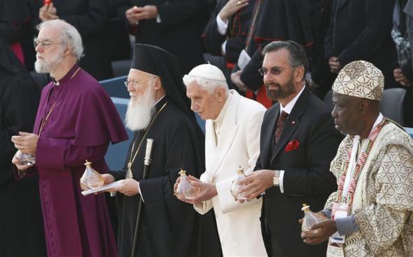 Ogunwande Abimbola with Pope Benedict