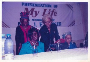 Efunjoke at launch of autobiography