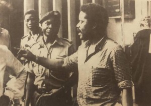 Dele Giwa being drilled by security agents