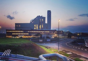 Egbin Power station at dusk