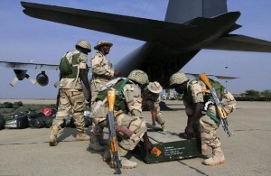 Nigerian interventionist troop in Gambia