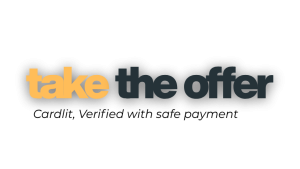 Take the Offer; Cardlit, verified with safe payment